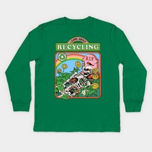 Learn About Recycling Kids Long Sleeve T-Shirt